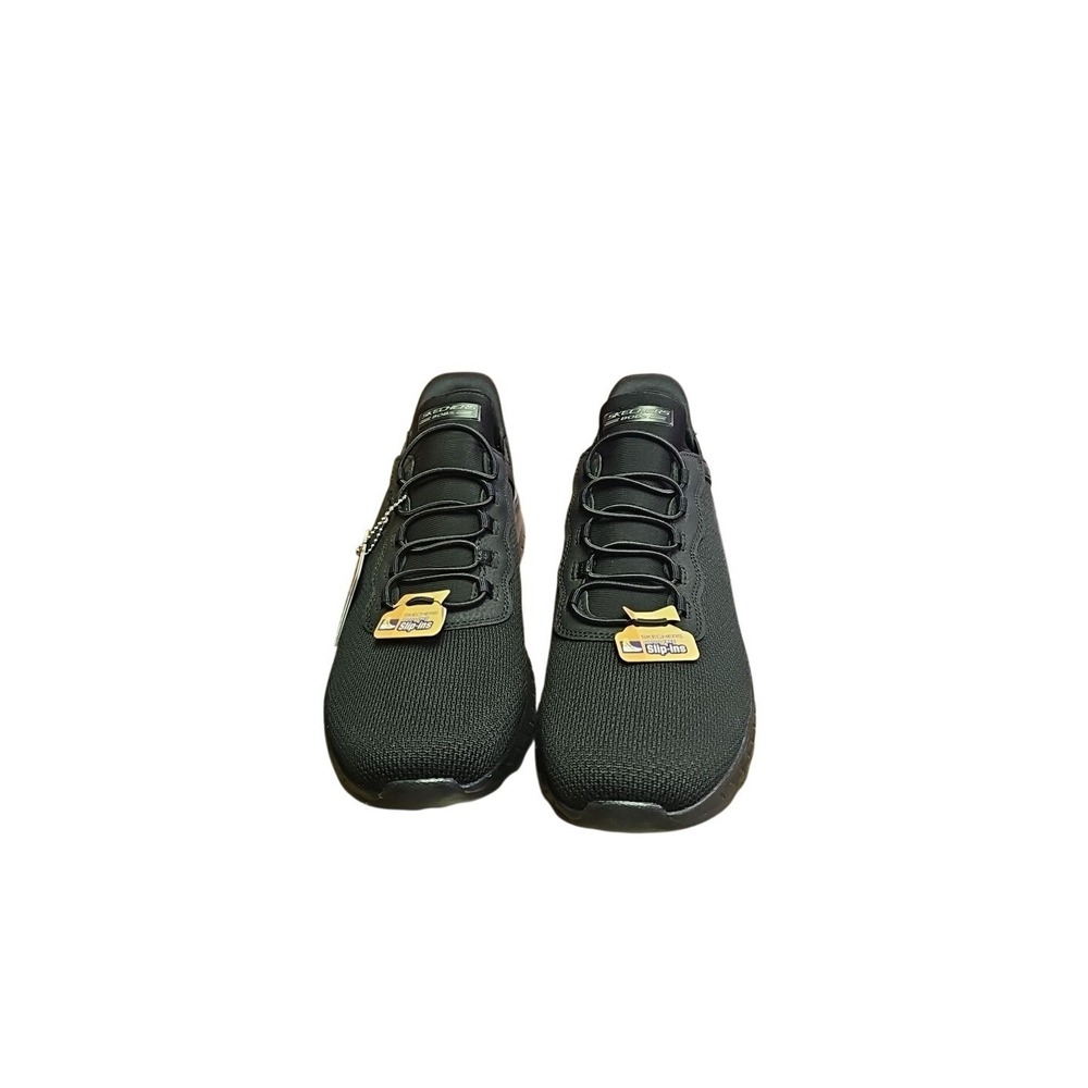 Skechers Women's Bobs Squad Chaos-Daily Inspiration Sneakers Black Sz 12 Slip In